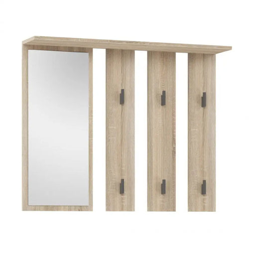 Закачалка + огледало PARMA 100x15x.81.5 см дъб сонома