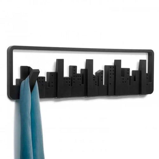 ЗАКАЧАЛКА ЗА СТЕНА С 5 КУКИ SKYLYNE ЧЕРНА UMBRA