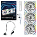Вентилатори 3бр Lian Li UNI FAN SL Wireless LCD Reverse
