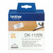 Етикети за принтер Brother DK-11209 Черен/Бял 62 x 29 mm (3