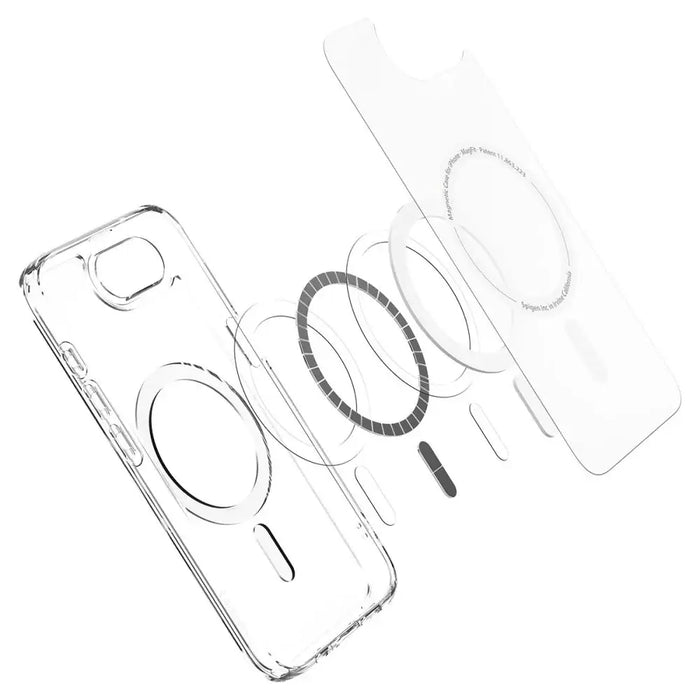 Калъф Spigen Ultra Hybrid MagSafe за iPhone 16e - бял