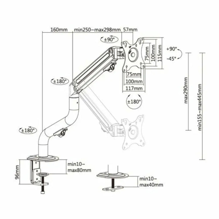 Поставка за телевизор Aisens DT32TSR-139 17’’-32’’ 8 kg