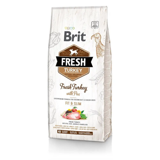 BRIT Fresh Turkey & Pea Fit & Slim - Суха храна за кучета