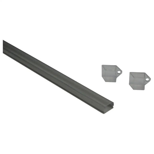 АЛУМИНИЕВ ПРОФИЛ ЗА LED ЛЕНТА П-ОБРАЗЕН ПРОЗРАЧЕН 2M D-IL