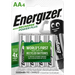 БАТЕРИЯ ENERGIZER RECHERGEABLE POWER PLUS AA HR6/4 2000mAh