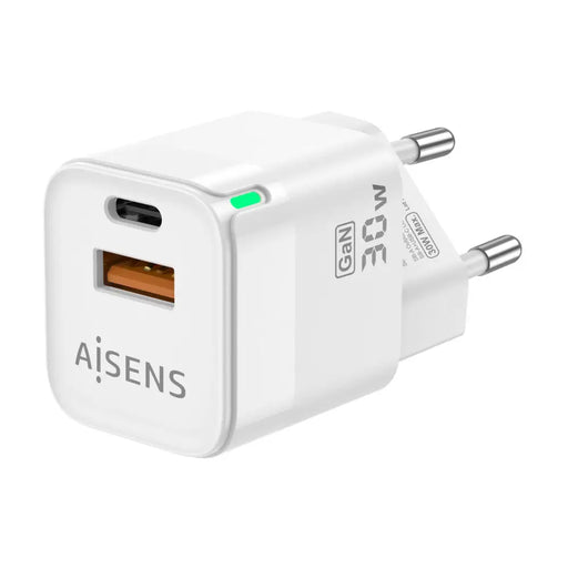 Зарядно за стена Aisens ASCH-30W2P004-W Бял 30 W (1 броя)