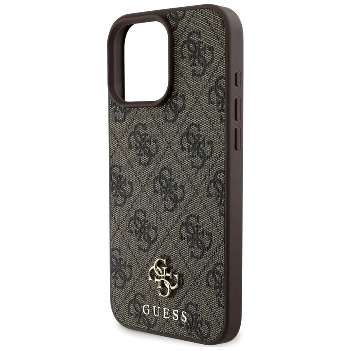 Guess HC PU 4G малък 4G и класически калъф за iPhone 16 Pro