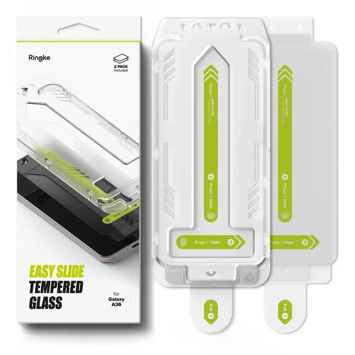 Закалено стъкло Ringke Easy Slide 2-pack за Samsung Galaxy