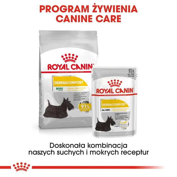 ROYAL CANIN Mini Dermacomfort - суха храна за възрастни