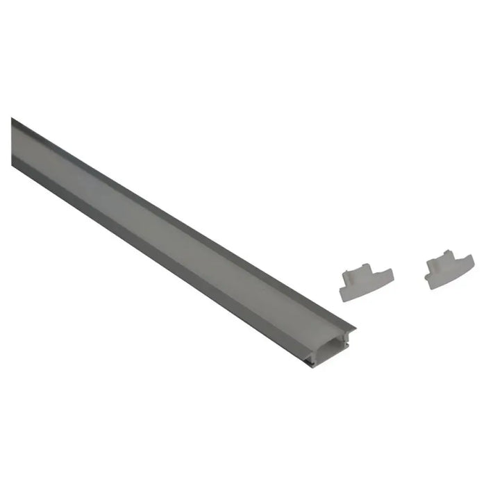 АЛУМИНИЕВ ПРОФИЛ ЗА LED ЛЕНТА ЗА ВГРАЖДАНЕ. MAT 2M D-IL