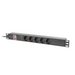 Lanberg разпределителен блок (pdu) 19’’ 1U 16a 2m 5x шуко