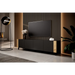 ТВ шкаф FARO 200x42x52 черен мат + дъб крафт