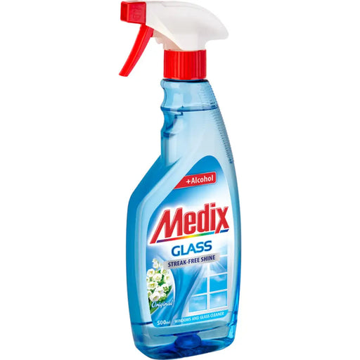 ПРЕПАРАТ ЗА ПРОЗОРЦИ И СТЪКЛА 500ML СИН MEDIX