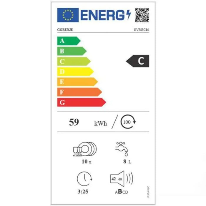 Съдомиялна за вграждане GORENJE GV583C10