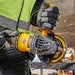 Преносим шлайф DeWALT DCG418NT-XJ Лентов шлайф Черен Жълт