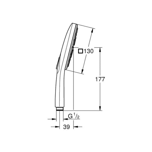 ДУШ СЛУШАЛКА GROHE VITALIO SMACT CUBE 130