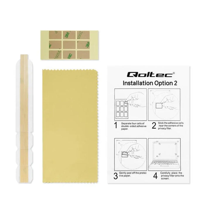 Филтри за поверителност на дисплея Qoltec 51057 58,4 cm