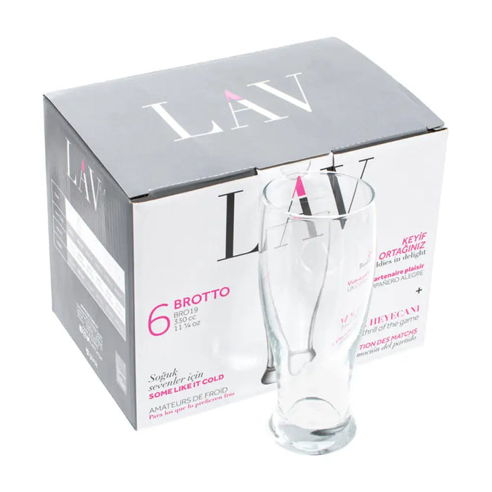 ЧАША ЗА БИРА 330 ML 6БР LAV