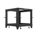 Lanberg отворена стойка 19’’ 9U 600x600-1100 регулируема