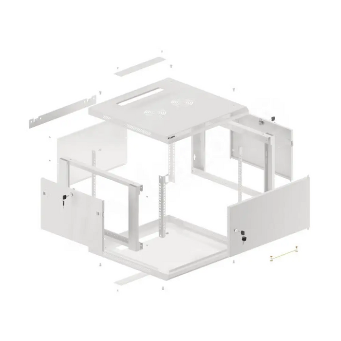 Шкаф Lanberg 19’’ за стенен монтаж 6U/600x600