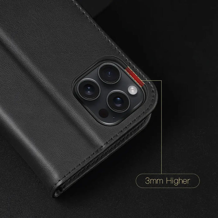 Калъф Dux Ducis Hivo iPhone 16 Pro с флип и RFID защита