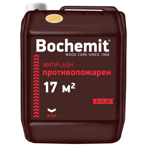 ПРОТИВОПОЖАРЕН ИМПРЕГНАНТ ЗА ДЪРВО БЕЗЦВЕТЕН 5 KG BOCHEMIT
