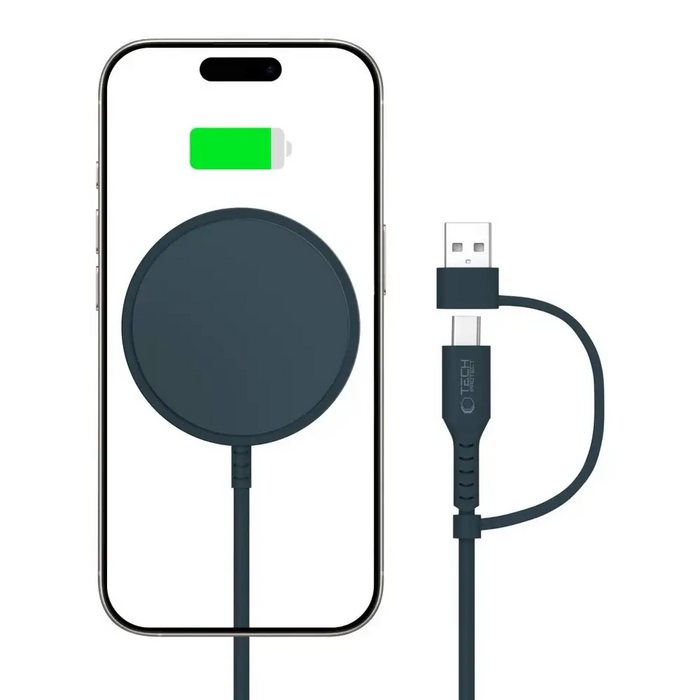 Магнитно безжично зарядно Tech-Protect QI15W-A44 с MagSafe