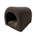 GO GIFT Легло пещера за куче и котка - кафяво - 40 x 33 x
