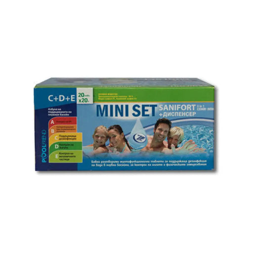 МИНИ СЕТ ТАБЛЕТИ И ДИСПЕНСЕР ЗА БАСЕЙН POOL FRIEND