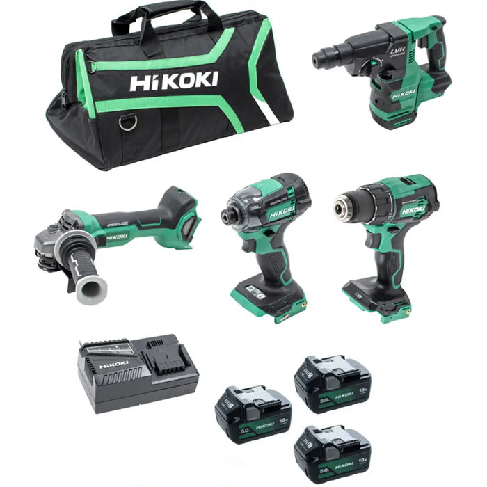 АКУМУЛАТОРЕН БЕЗЧЕТКОВ КОМПЛЕКТ HIKOKI KC18DE-WHZ 18 V БРОЙ
