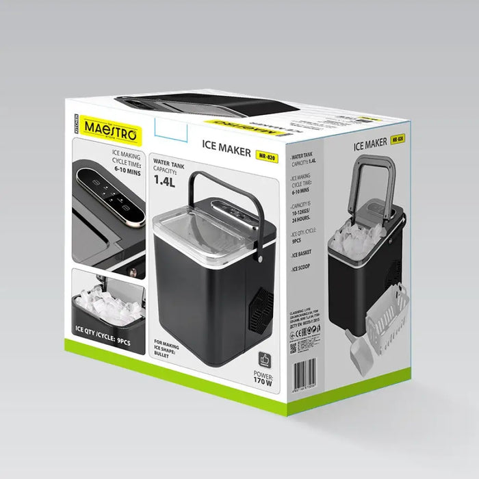 Ледогенератор MAESTRO MR-820 Черен