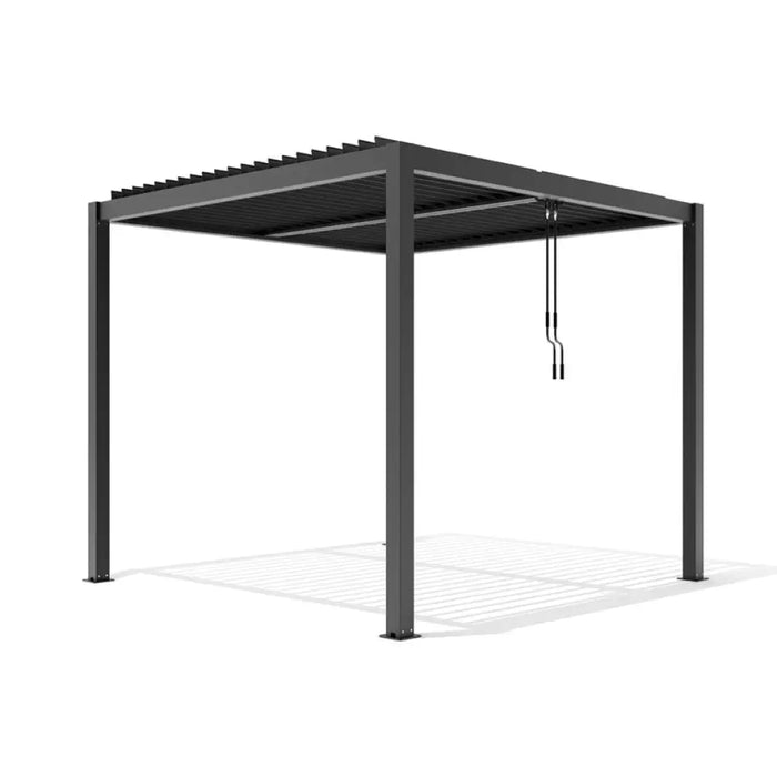 ГРАДИНСКА ПЕРГОЛА 300X300CM С РЕГУЛИРУЕМИ ЛАМЕЛИ HD HD-9334