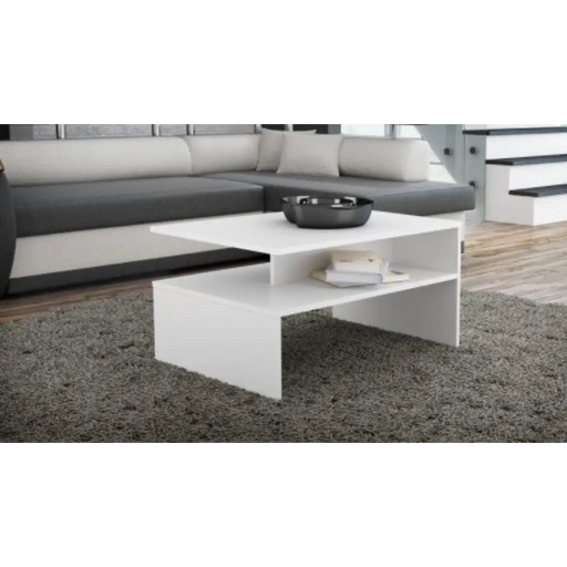 Topeshop ŁAWA BOSTON BIEL масичка за кафе/странична/крайна