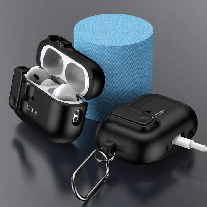 Тънък калъф Tech-Protect с карабинер за Apple AirPods Pro 1