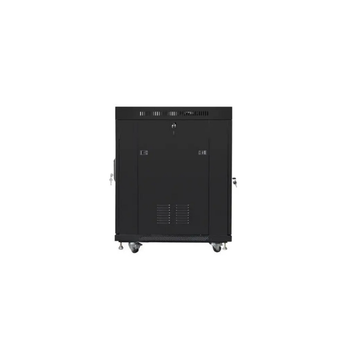Шкаф Lanberg 19’’ свободно стоящ 15U/800x1000 (плосък