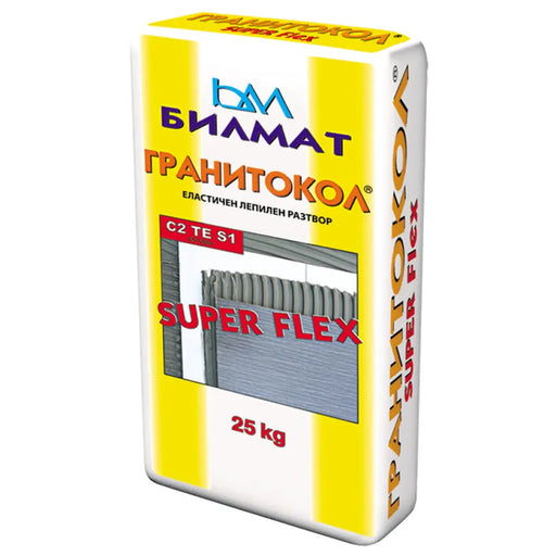 ЛЕПИЛО ЗА ПЛОЧКИ BILMAT ГРАНИТОКОЛ SUPERFLEX