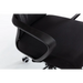 Topeshop FOTEL NIGEL CZERŃ офис/компютърен стол Подплатена