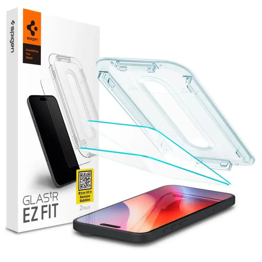 Закалено стъкло Spigen Glas.tR EZ Fit за iPhone 16 Pro - 2