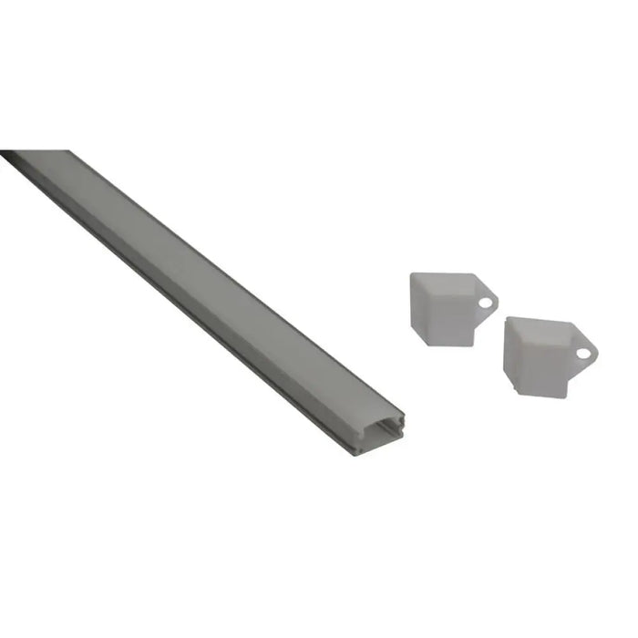 АЛУМИНИЕВ ПРОФИЛ ЗА LED ЛЕНТА П-ОБРАЗЕН MAT 2M D-IL