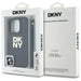 Калъф с лого на DKNY за китка за iPhone 16 Pro Max - черен