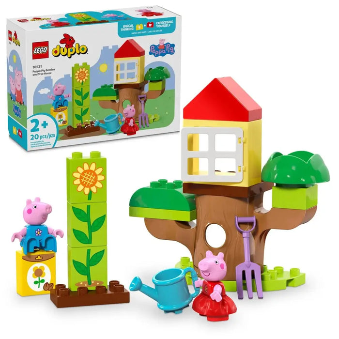 Блокове LEGO DUPLO 10431 Градина с прасе Пепа и къща