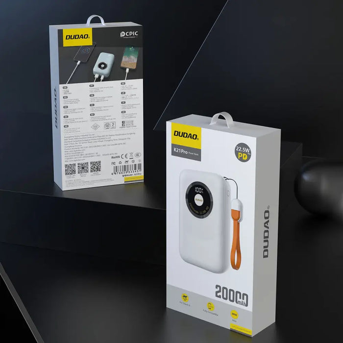 Преносима батерия Powerbank Dudao K21Pro Mini 20000mAh