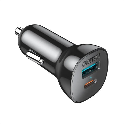 Зарядно за кола Choetech TC0005 USB-C PD USB QC3.0 3A 36W