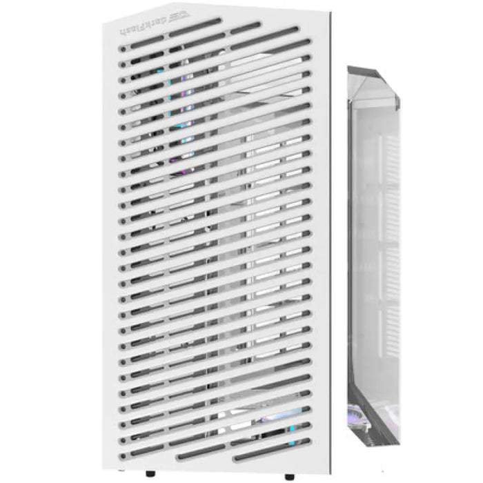 Кутия за компютър Darkflash DY470 (бяла) + 4 вентилатора