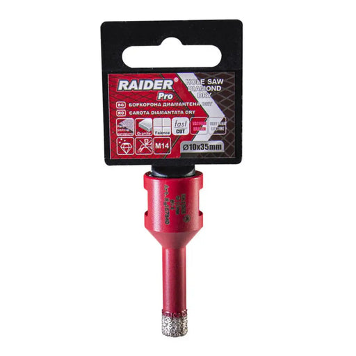 БОРКОРОНА DIAMOND DRY Ф 10 MM M14 RAIDER PRO