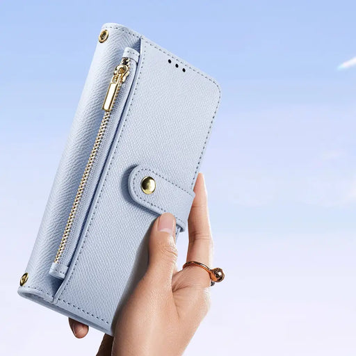 Кожен калъф Dux Ducis Lawa за iPhone 16 Pro със свалящ