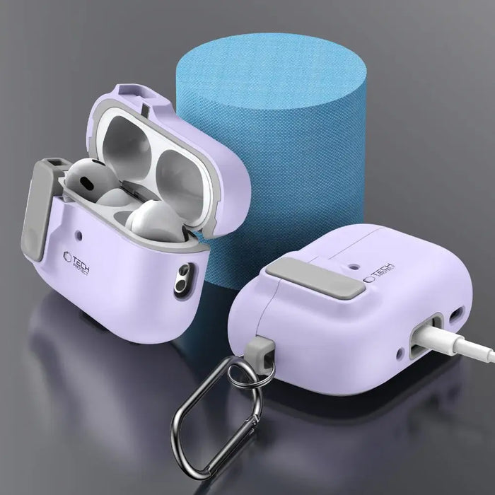 Тънък калъф Tech-Protect с карабинер за Apple AirPods Pro 1