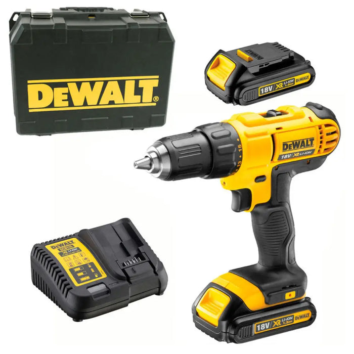 АКУМУЛАТОРНА БОРМАШИНА DEWALT DCD771C2-QW 18 V 42.00 nm