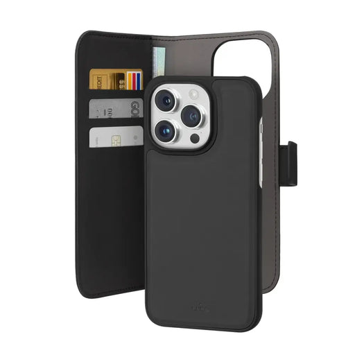 Подвижен калъф Puro Wallet MagSafe 2in1 PU кожен калъф