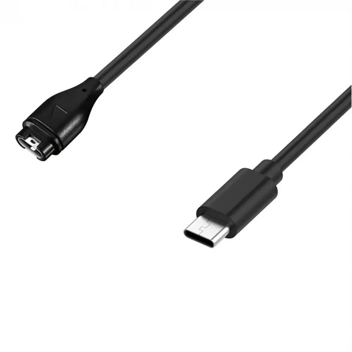 Магнитно зарядно за смарт часовници Garmin с USB-C - черно